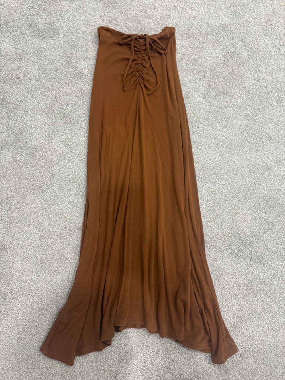 Dressblank Maxi thin ribbed flared skirt size small